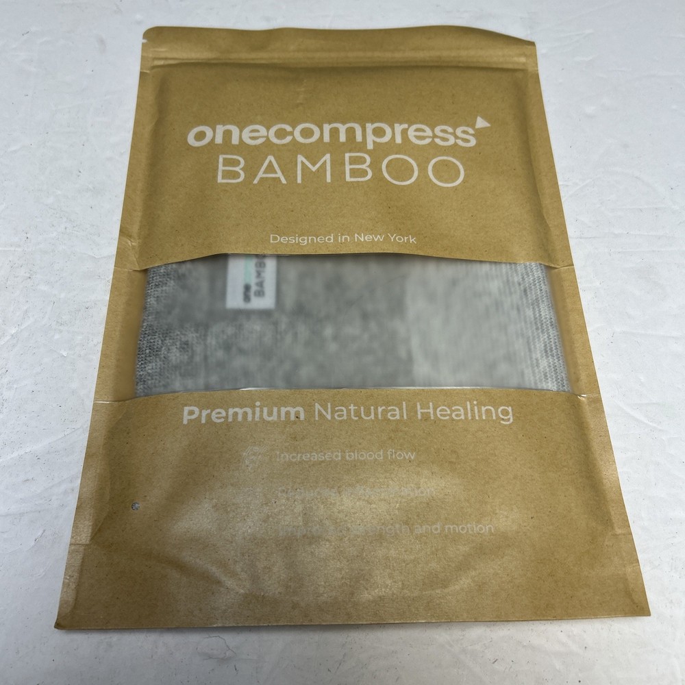 One Compress Bamboo Premium Knee Sleeve Gray Size 4XL New In Package