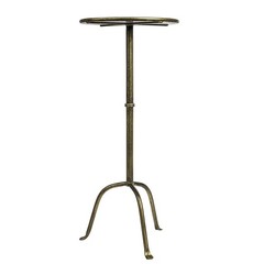 Creative Co-Op Metal Martini Cocktail Table Antique Brass Ec1446