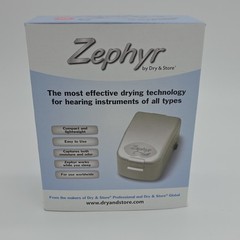 Zephyr Hearing Aid Dryer Dehumidifier, Compact Portable Lightweight Easy Use