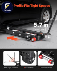 Air Portable Car Lift 6613 Lbs/3 Ton Capacity, 21.7 Inch Max Height, Adjustable