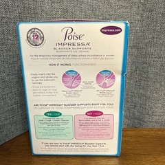 Poise Impressa Bladder Supports Size 1 – 10 Count – NEW Box – Exp2018