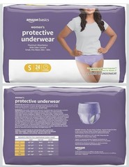 Underwear Maximum Absorbency odor control Women SMALL Waist 20”-30” – 48 count