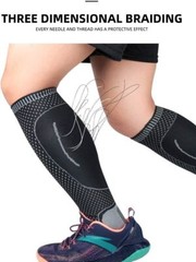 Calf Compression Sleeve Ankle Brace Leg Support Socks Foot Fasciitis Pain Relief