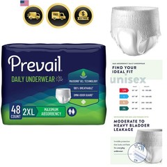 Daily Protective Underwear – Unisex Adult Incontinence Underwear – Disposable…