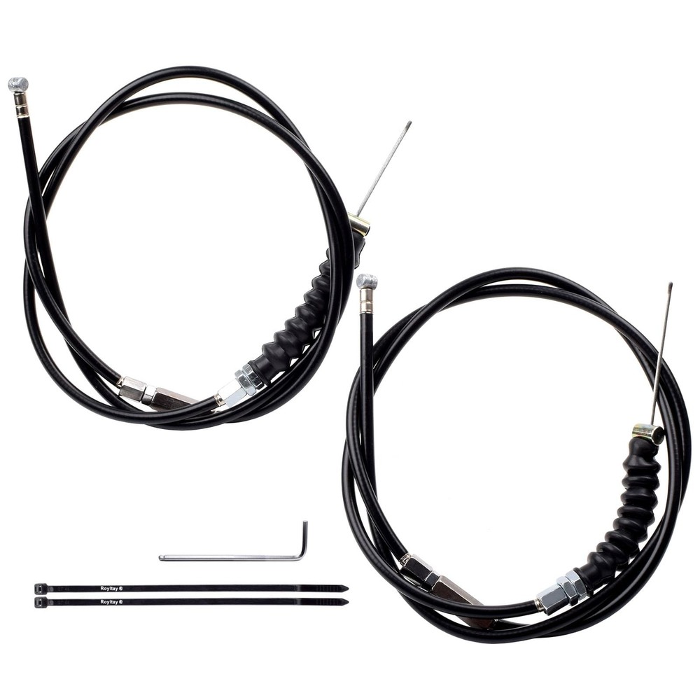 2 Packs Drive Rollator Brake Cable Parts – 41″ Universal Cable for Folding Wh…