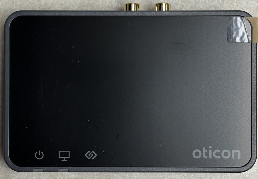 Oticon TV3 Bluetooth box. All Cables included. Very Lightly Used. 30 Day Return