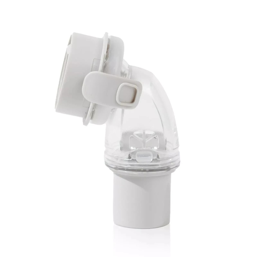 5-Pack QuietAir Elbow for ResMed F20 F30 Mask, 360 Swivel & Quick Release