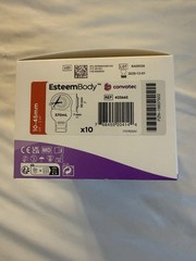 10 Convatec Esteem 423665 Convex 1Pc Pouches Cut to Fit 3/8″ to 1-3/4″ Exp 2028