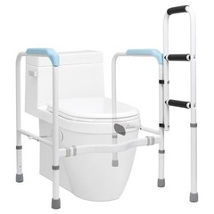 665lbs Toilet Safety Rail – Medical Grade Heavy Duty Bariatric Support Frame – N