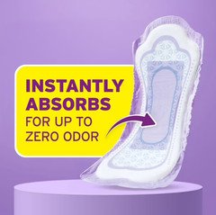 Poise Incontinence Pads, 4 Drop Moderate Absorbency, Regular Length 132 Count