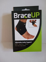 Brace-Up Ankle Support Brace, One Size Adjustable NIB