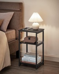 Vasagle Side Table Small End Table Tall Nightstand For Living Room Bedroom