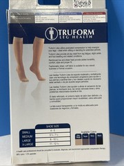 2x Truform 1763, Knee High Stocking, 8-15 MMHG of Compression, Taupe Lg and Xl