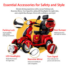 Four Wheels Mobility Scooter 800W 60V 20AH for Adult Senior Located in DE