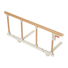Foldable Bed Rails For Elderly Medical Hospital Side Wooden Adults Guard Rail