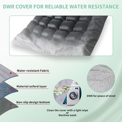 3D Air Inflatable Seat Cushion for Wheelchair & Office Chair – Adjustable Firmne