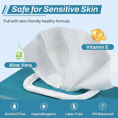 720 Count Wipes for Adults, 8″ X 12″ Extra Large Wet Wipes for Incontinence