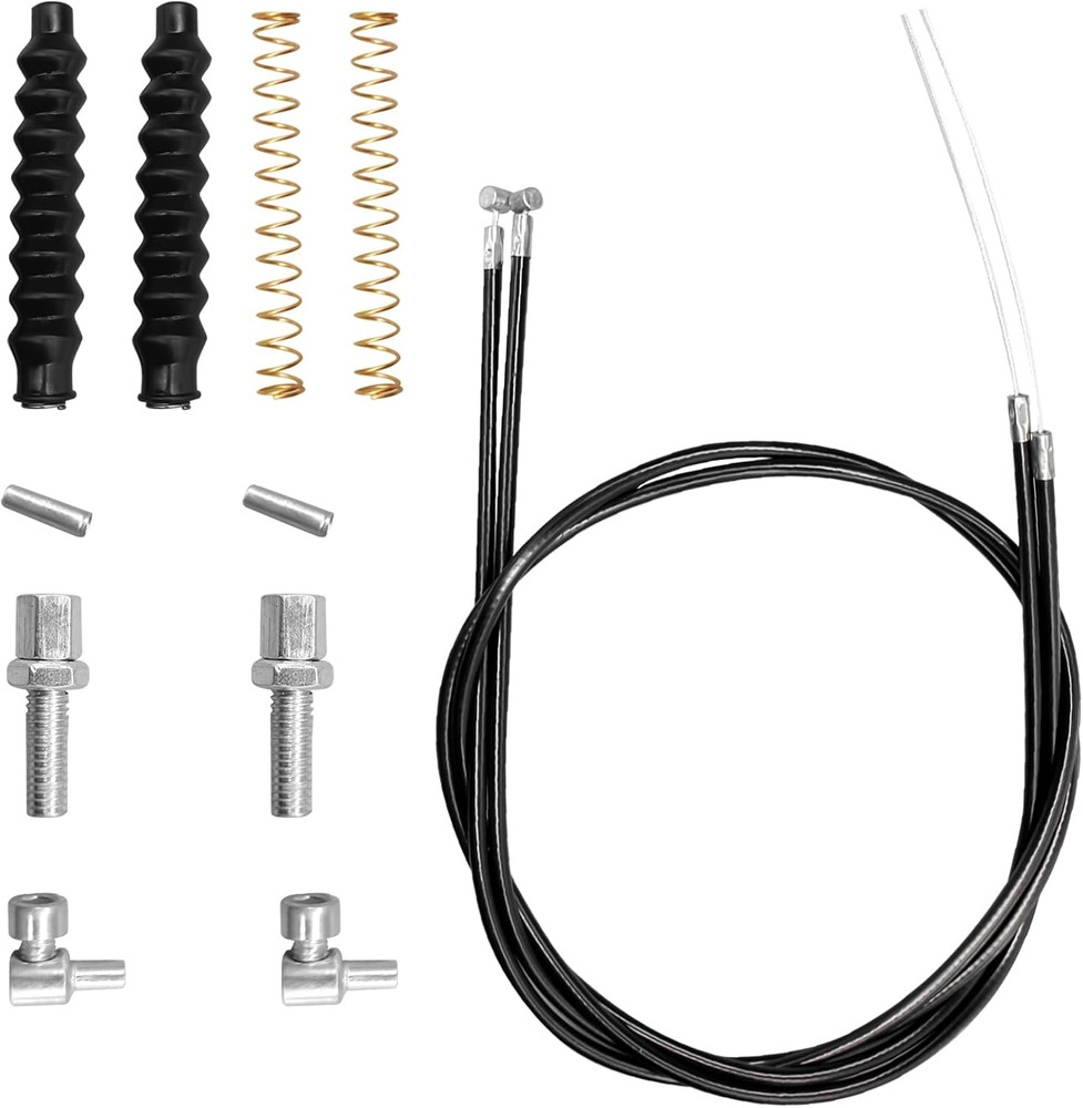 14Pcs Brake Cable Drive Rollator Replacement Parts, Brake Cable Parts for Walker