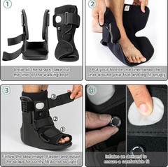 Air Walking Boot, Fracture Boot Short Walker Protection Fits Left or Right Sz M