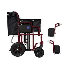 Medline Heavy Duty Bariatric Transport Chair 22″ Seat 500 lb Capacity