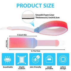 10 Pcs Buddy Tape Finger Straps, Washable Wraps With Gradient
