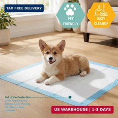 Medpride Disposable Underpads 17“ x 24“ (100-Count) Incontinence Pads, Bed Cov