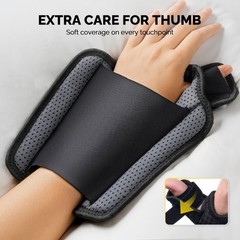 Ergonomic Thumb Brace Left Hand – Support for Trigger Thumb & Carpal Tunnel, S/M