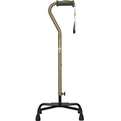 Hugo Mobility Aid Adjustable Quad Walking Cane For Left- And Right-Hand Use
