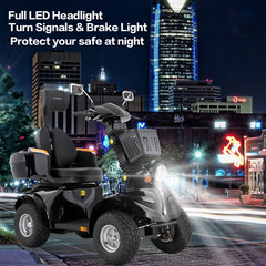 Four Wheel Fat Tire All Terrains 1000W 60V Electric Mobility Scooter for Seniors