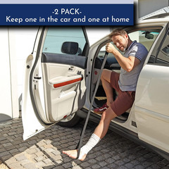 47” Leg Lifter Strap – Foldable Extra Long Strap with Loops for Hip or Knee Repl