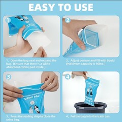 Compact Disposable Urine Bags – Emergency Hygiene Solution for Travel & Hiking