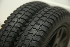 100% TREAD – Pair Drive Wheels Tires for Quantum Edge 3, Stretto & 4Front Chairs