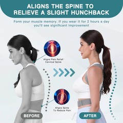 Posture Corrector Support Back Shoulder Brace Belt Adjustable For Men Women USA