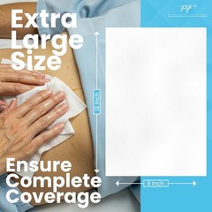 XL Disposable Wash Cloths, 4 Packs x 56 Wipes, 224 Wipes Total, Thick