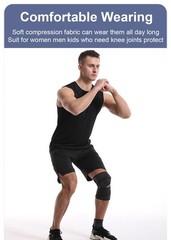 SUJAYU 2 Pack Knee Wraps for Pain Relief, Elastic Wrap Black