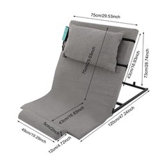 Electric Assisted Wake-up Device Lifting Mattress with Backrest Adjustable 2-80°