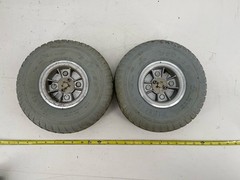 PAIR REAR DRIVE WHEELS TIRES 260X85 Shoprider Steamer Power Chair Parts