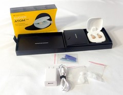 Audien Atom One OTC Hearing Aids Wireless, Rechargeable, Beige (B1)