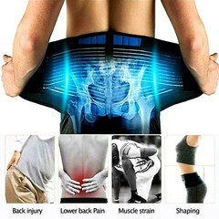Adjustable Lumbar Support Lower Waist Back Belt Brace Pain Relief For Men Women