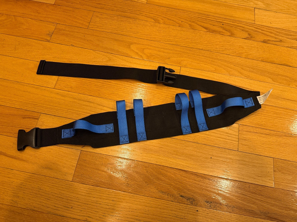 Gait Belt Transfer Walking with 6 Green Hand Grips Quick-Release Buckle LiftAid