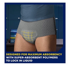 TENA Protective Underwear for Men, Maximum, XL, 72 count (Waist size 45in-58in)