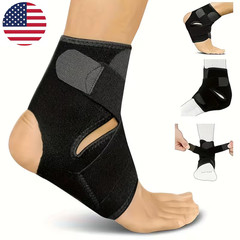 2×Adjustable Ankle Support Compression Strap Achilles Tendon Brace Sprain Sports