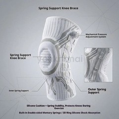 Smart Knob-Type Knee Brace Spring Support Patella Stabilizer Compression Sleeves