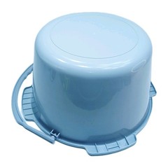 3 Piece Commode Chair Bucket 7.5 Quart With Plastic Handle And Cover 1 Ct