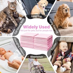 Disposable Changing Pad liners for Baby 17 x 13 Inches (25 Pack) Absorbent Wa…