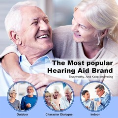 Rechargeable Noise-Canceling Digital Hearing Aids for Seniors