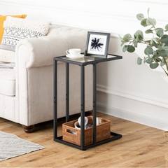 Hoobro C Shaped End Table Set Of 2 Side Table For Sofa Couch Table For Small