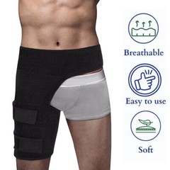 Hip Brace Compression Groin Support Wrap for Sciatica Pain Relief Thigh Recovery