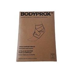 BODYPROX Ankle Support Brace Breathable Neoprene Sleeve Adjustable VBall Gymnast