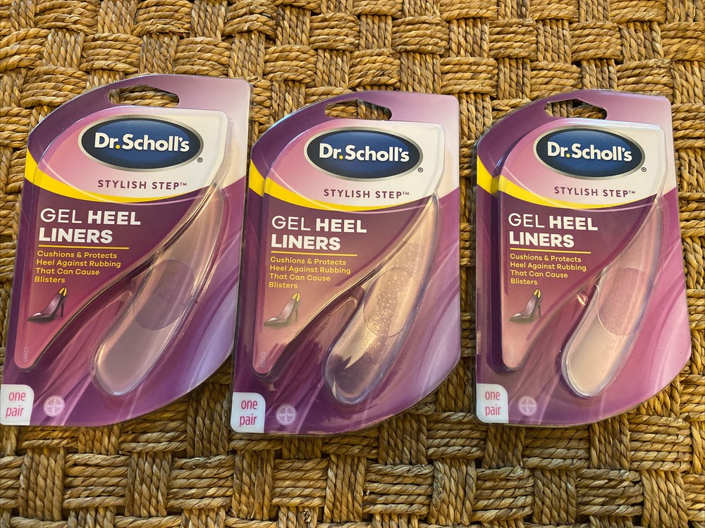 Dr Scholls Gel Heel Liners (Stylish Step) 3 Pack